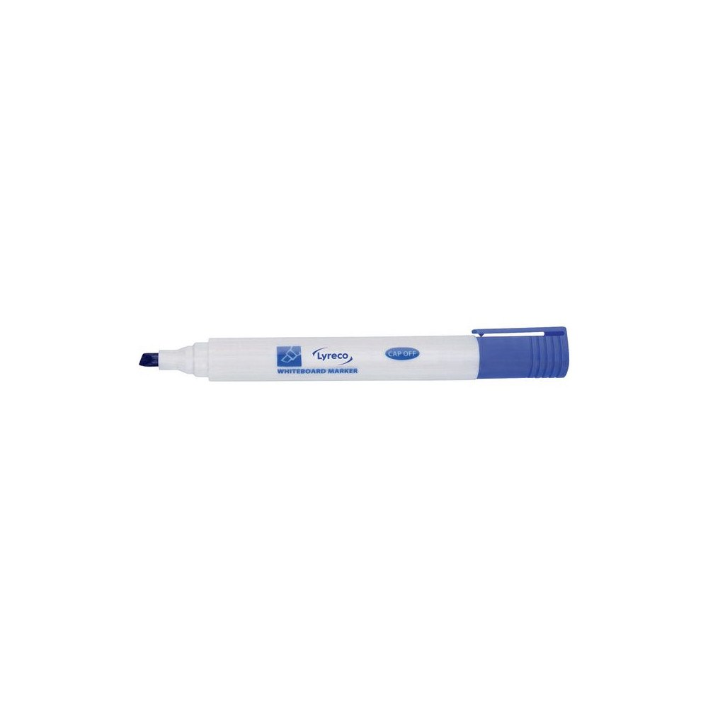 Lyreco Whiteboardpenna LYRECO drywipe sned blå