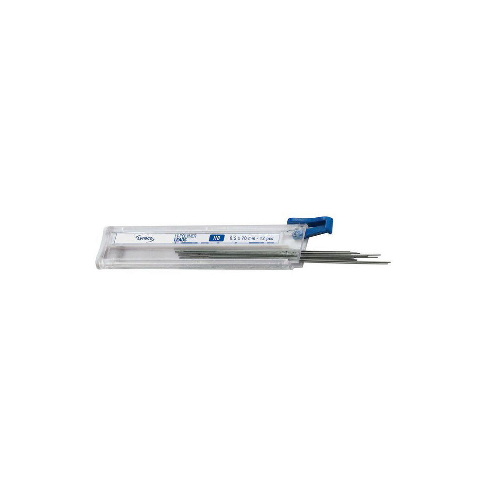 Lyreco Reservstift LYRECO 0,5mm HB 12/fp