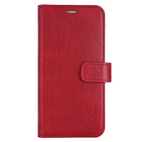 RADICOVER Flipcover 3 card Anti Radiation iPhone 13 / 14 6,1" Red PU RFID