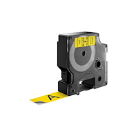 DYMO Ribbon S0720880 45808 19mm Black on Yellow