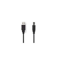 NEDIS Kabel NEDIS USB 2.0 A-B 2m svart