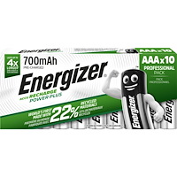ENERGIZER Batteri Laddbar ENERGIZER P-P AAA 10/fp