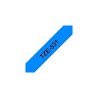 Brother Tape BROTHER TZE531 12mm svart på blå