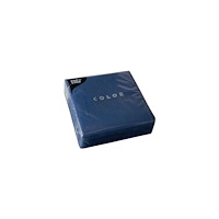 PAPSTAR Servett 1-lags 33x33cm mörkblå 100/fp