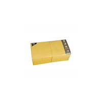 PAPSTAR Servett 3-lags 33x33cm gul 250/fp