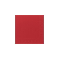 Duni Servett 3-lags 33x33cm röd 125/fp