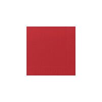 Duni Servett 3-lags 33x33cm röd 125/fp