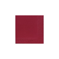Duni Servett 3-lags 40x40cm vinröd 125/fp