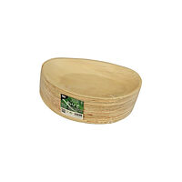PAPSTAR Tallrik PURE Palmblad 26x17x2,5cm 25/fp