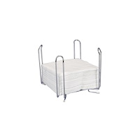 No Brand Servetthållare 18x18x17cm krom