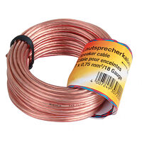 Hama Högtalarkabel 2x0.75mm2 Transparent 20m