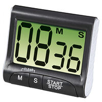 XAVAX Kitchen Timer Digital Black