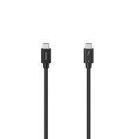 Hama Cable USB-C Thunderbolt 4 40 Gbit/s Ultra-HD 8K 0.8m Black
