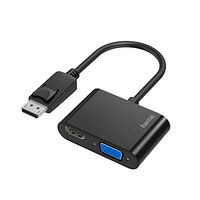 Hama Adapter Multimedia 2-in-1 DisplayPort-VGA/HDMI 4K