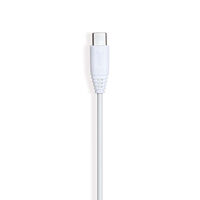 GEAR Laddkabel USB-A to USB-C 2.0 0.3m Vit Rund Kabel