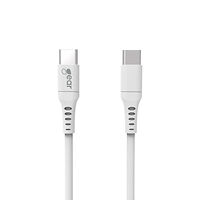GEAR Cable USB-C to USB-C 2.0 2m Vit Rund Kabel