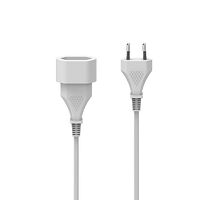 Hama Extension Cable Euro Plug White 3.0m