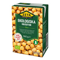 Zeta Kikärtor 380 g EKO