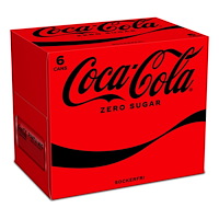 Coca-Cola zero Coca-Cola Zero 6 x 330 ml