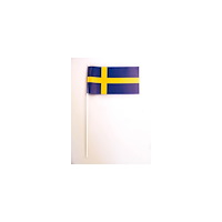 No Brand Svenska flaggan på pinne 50/fp