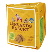 LEKSANDS Knäckebröd Brungräddat 200 g