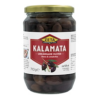 Zeta Kalamata Oliver Urkärnade 710 g