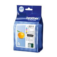 Brother Brother LC3211VALDR bläckpatroner 4 styck Original Svart, Cyan, Magenta, Gul