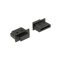 DeLOCK DeLOCK 64029 skydd för elkontakter HDMI A Svart 10 styck