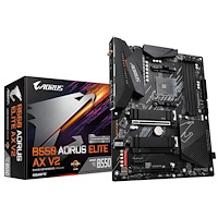 Gigabyte Technology Gigabyte B550 AORUS ELITE AX V2 moderkort AMD B550 Uttag AM4 ATX