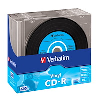 VERBATIM Verbatim Data Vinyl - CD-R x 10 - 700 MB - lagringsmedier