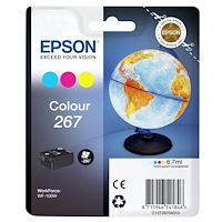 EPSON Epson Globe Singlepack Colour 267 ink cartridge