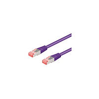 Goobay Goobay 93342 nätverkskablar Violett 0,25 m Cat6
