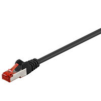 Goobay Goobay 95508 nätverkskablar Svart 3 m Cat6 S/FTP (S-STP)