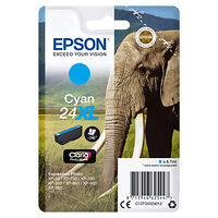 EPSON Epson Elephant Enpack cyan 24XL Claria Photo HD-bläck