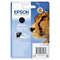 EPSON Epson Cheetah Enpack svart T0711 DURABrite Ultra-bläck