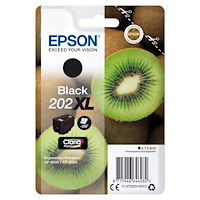 EPSON Epson Kiwi Singlepack Black 202XL Claria Premium Ink