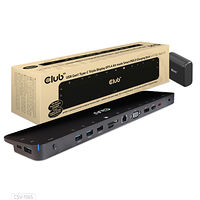 Club 3D Club 3D CSV-1565 - dockningsstation - USB-C - VGA, HDMI, DP - 1GbE