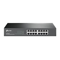 TP-LINK Technologies TP-Link TL-SG1016DE nätverksswitchar hanterad L2 Gigabit Ethernet (10/100/1000) Svart