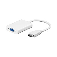 Goobay goobay adapter för video / ljud - HDMI / VGA - 2.5 cm