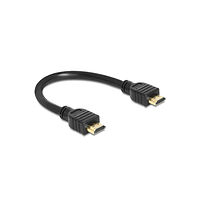 DeLOCK Delock High Speed HDMI with Ethernet - HDMI-kabel med Ethernet - 25 cm