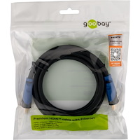 Goobay goobay Premium High Speed - HDMI-kabel med Ethernet - 50 cm