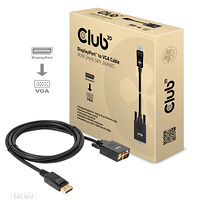 Club 3D Club 3D - videoadapterkabel - DisplayPort till HD-15 (VGA) - 2 m