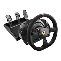 ThrustMaster Thrustmaster T300 Ferrari Integral Racing Wheel Alcantara Edition Svart Ratt + Pedaler Analog / Digital PC, PlayStation...