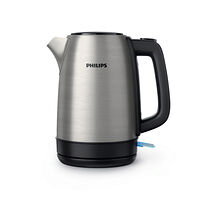 Philips Philips Daily Collection HD9350/91 vattenkokare 1,7 l 2200 W Svart, Rostfritt stål