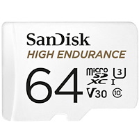 SANDISK SanDisk High Endurance 64 GB MicroSDXC UHS-I Klass 10