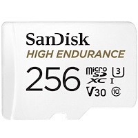 SANDISK SanDisk High Endurance 256 GB MicroSDXC UHS-I Klass 10