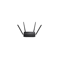 ASUSTeK COMPUTER ASUS RT-AC1200 v.2 kabelansluten router Snabb Ethernet Svart