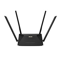 ASUSTeK COMPUTER ASUS RT-AX53U trådlös router Gigabit Ethernet Dual-band (2,4 GHz / 5 GHz) Svart