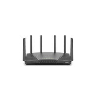 Synology Synology RT6600ax Router WiFi6 1xWAN 3xGbE 1x2.5Gb trådlös router Tri-band (2,4 GHz / 5 GHz / 5 GHz) Svart