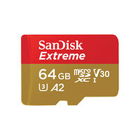 SANDISK SanDisk Extreme - flash-minneskort - 64 GB - mikroSDXC UHS-I